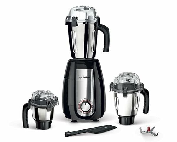 Buy Bosch TrueMixx Pro 1000W Mixer Grinder (MGM8836BIN) – 3 Jars, PoundingBlade Tech, Hands-Free Operation, High Torque Design on EMI