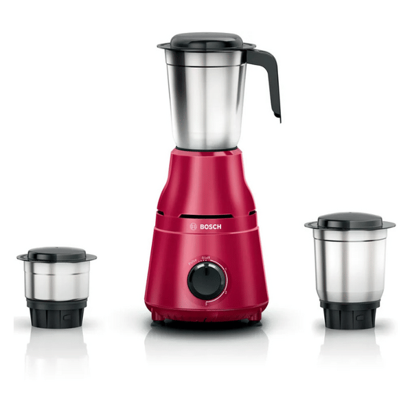 Buy BOSCH 3 Jar Mixer Grinder MG4413C4PI – 750W Motor, Stainless Steel Jars, Durable Design, Advanced Safety Features on EMI