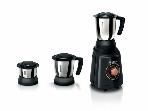 Buy BOSCH MIXI 3 Jar 500W Mixer Grinder (MGM4634BIN) – Compact Design, Powerful Performance, Stainless Steel Jars, Advanced Safety Features on EMI