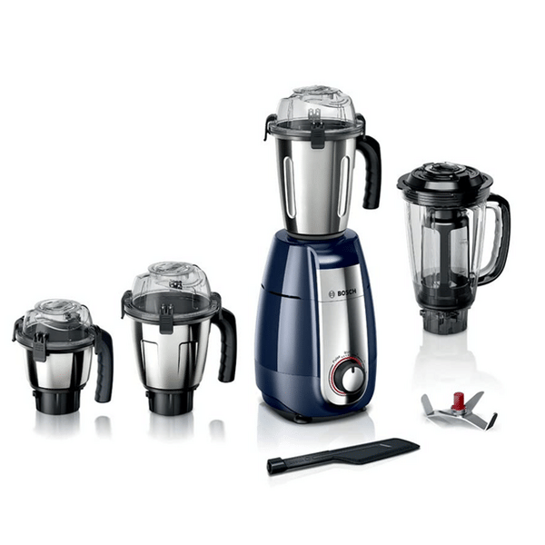 Buy Bosch TrueMixx Pro 1000W Mixer Grinder (MGM8842DIN) – 4 Jars, Powerful Motor, Stainless Steel Blades, Advanced Safety Features on EMI