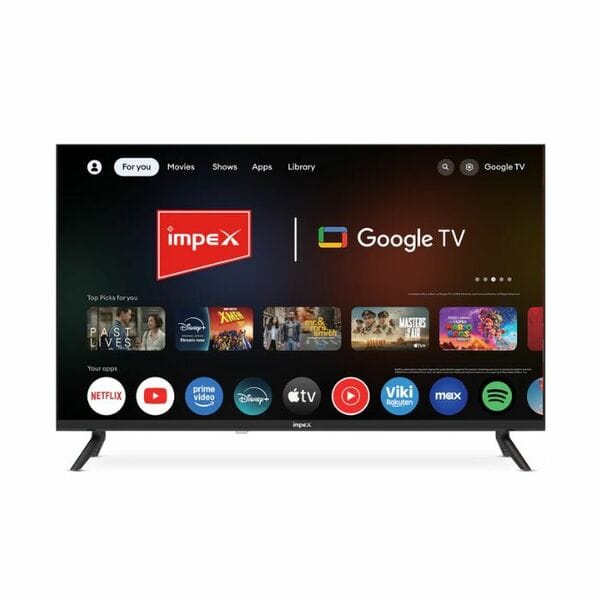 Buy IMPEX evoQ 32S2QLF3 32 Inch HD Ready Smart LED TV , Google TV | HDR , Dolby Audio on EMI