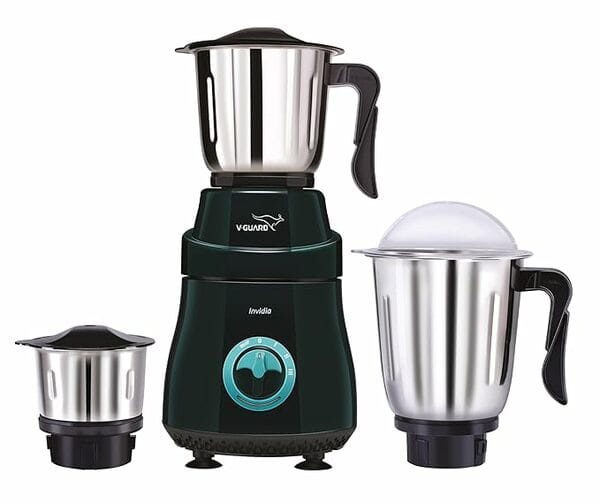 Buy V-Guard Mixi 3J 750W Invidia Mixer Grinder | High Performance, Efficient Grinding for Kitchen Use on EMI