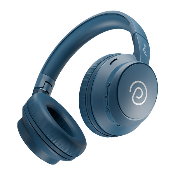 Buy pTron Studio Evo 70hrs Playtime Wireless Over-Ear Headphones with HD Mic, Low-Latency Game/Movie/Music Modes, Punchy Bass, BT5.3, Dual Device Pairing, Voice Assistant & Type-C Fast Charging (Blue) on EMI