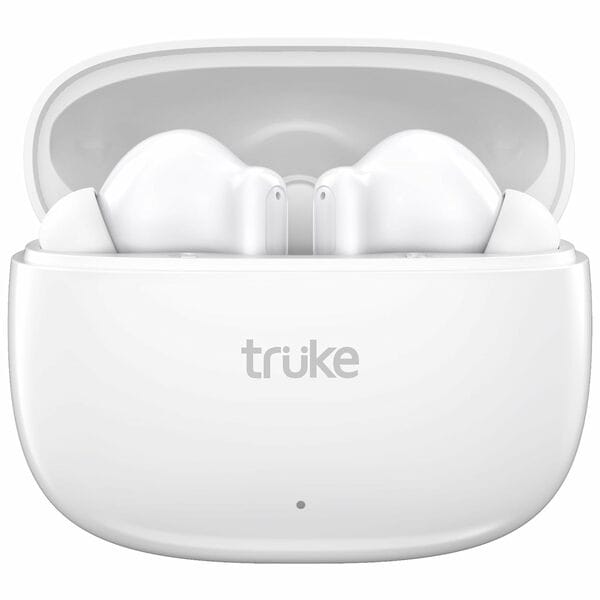 Buy truke Buds Elite True Wireless in Ear Earbuds with 10mm Dynamic Driver, 70Hrs Battery & Fast Charging EarBuds, Dual-MIC ENC TWS, 40ms Low Latency Gaming Buds, Volume Control, BT 5.4 (White) on EMI