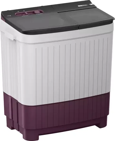 Buy Bosch 7.5 Kg Semi-Automatic Top Load Washing Machine (WJP752V0IN, White) – 5 Star Rated, 1360 RPM Spin, Air Dry Technology, Vario Pulsator, Covered Control Panel on EMI