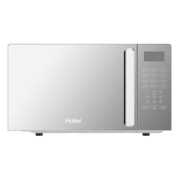 Buy Haier 20L Convection Microwave Oven (HIL2001CSSH) | Stainless Steel Cavity | Multi-Stage Cooking | Grill, Bake & Defrost Functions | 1000W Power | Elegant Silver Finish on EMI