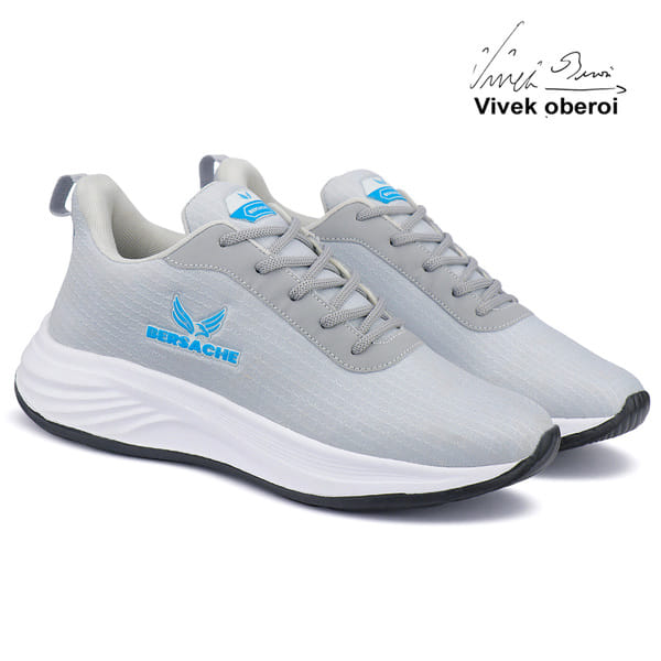 Buy Bersache Premium Sports, Walking, Gym, Cricket, Trending Running Shoes For Men (Grey) on EMI