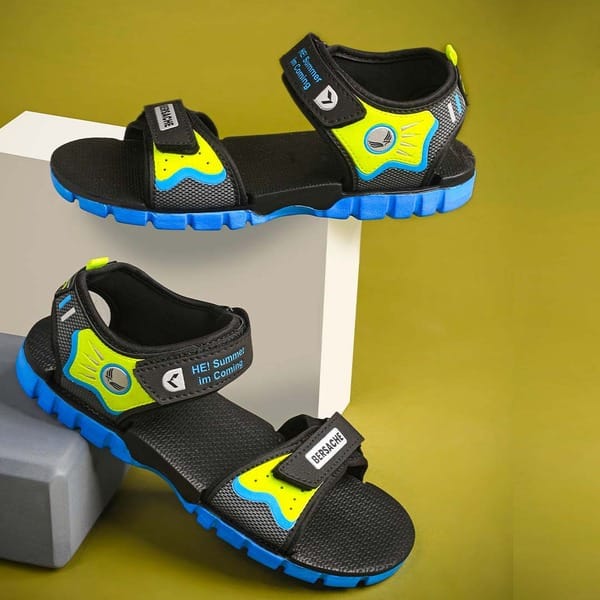 Buy Bersache Extra Classic Casual Sandal for Regular wear with Ultra & Flexibility Technology Sandals for Kids (Blue) on EMI