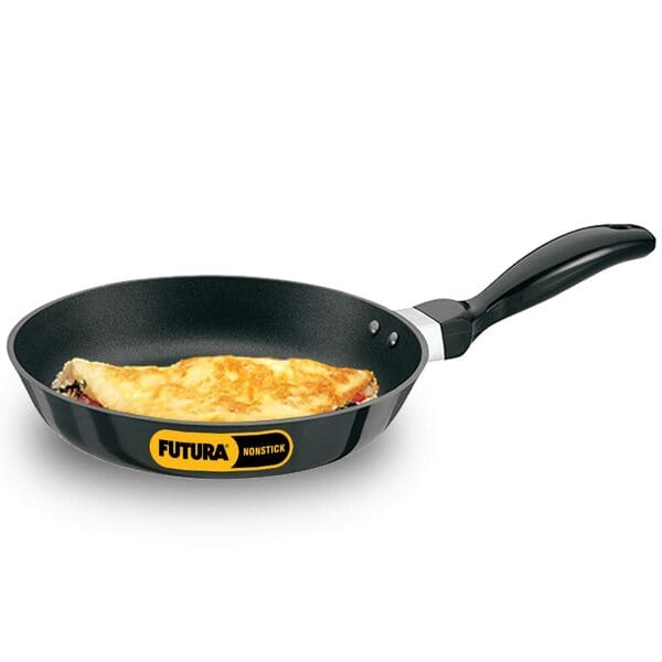 Buy Hawkins Futura 20cm Non-Stick Induction Frying Pan (INF20) – Hard Anodised Aluminium Fry Pan for Fast & Even Cooking | Durable, Easy-Clean Cookware with Cool-Touch Handle – Black on EMI