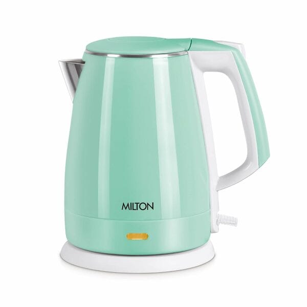 Milton Euroline Riga Electric 1.5 Stainless Steel Electric Kettle-1500W-Aqua Green