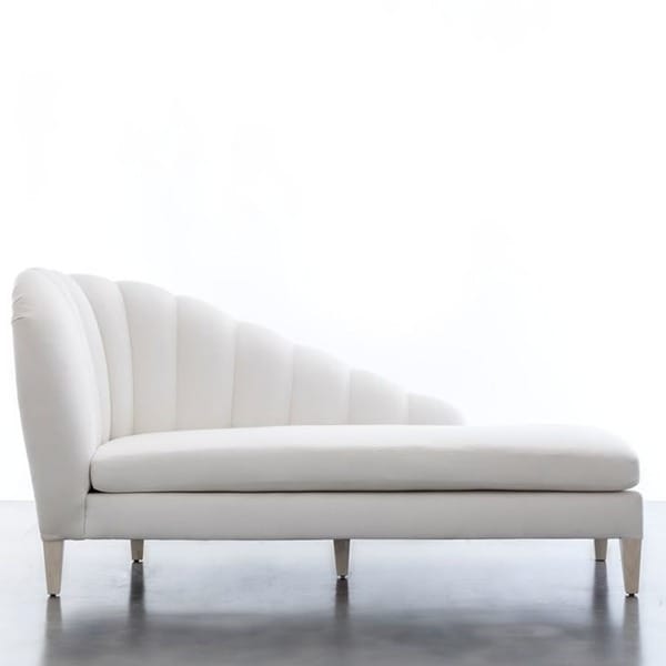 Buy ApkaInterior Ariel Chaise Lounger With Wooden Legs (70 x 30 x 40 Inches) on EMI