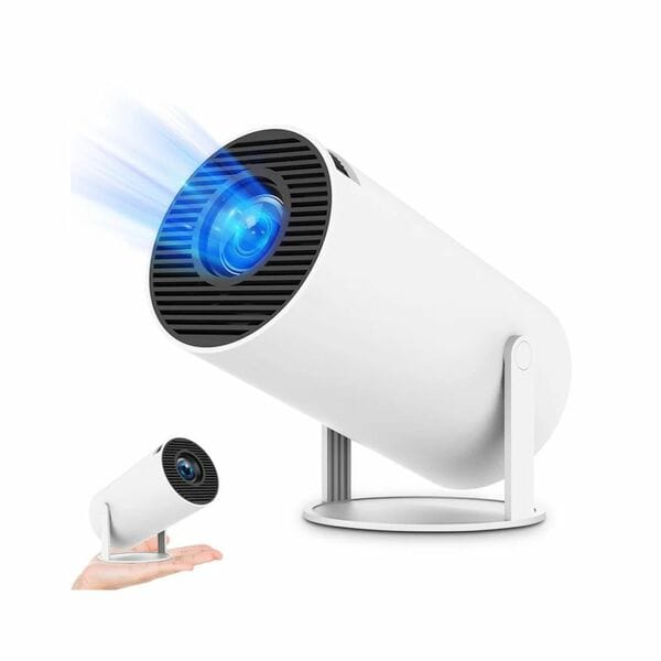 Buy YES PLUS HY300 Pro Smart Mini Projector | 180° Rotating Design | HD 720p Native | Supports 2K Input | WiFi 6 and Bluetooth 5.0 | Auto Keystone | Portable LED Home Theatre180° Rotating Projection on EMI