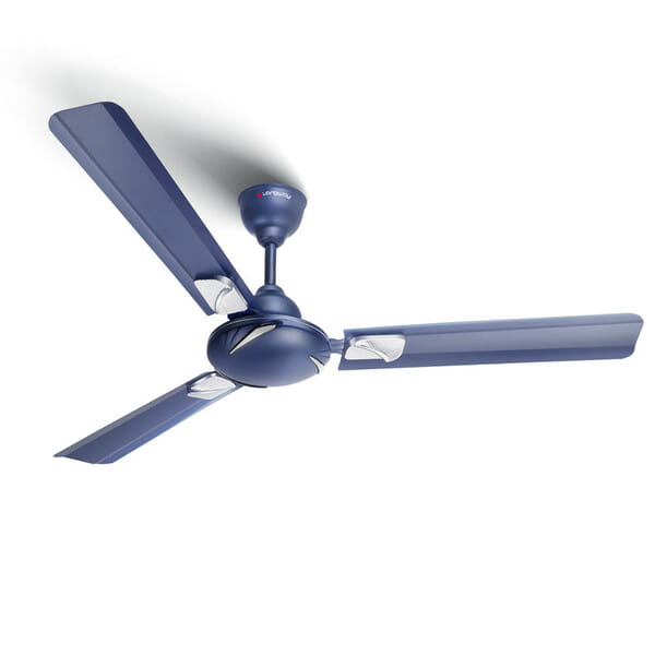 Buy Longway Creta P1 1200 mm/48 inch Ultra High Speed 3 Blade Anti-Dust Decorative Star Rated Ceiling Fan (Silver Blue, Pack of 1) on EMI