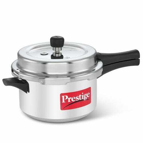 Buy Prestige 4 Litre Aluminium Svachh Popular Pressure Cooker | Outer Lid, Gas & Induction Compatible, Safe & Efficient Cooking – Model 10172 on EMI