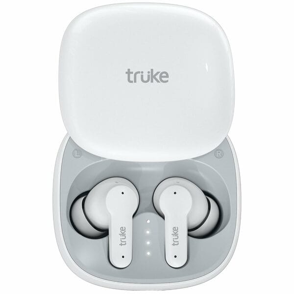 Buy truke Buds S2 Lite True Wireless Made in India Earbuds with MEMS Quad-Mic ENC, 48H Playtime, 10mm Real Titanium Speaker, Gaming Mode, Type-C Fast Charge, AAC Codec, BT 5.1, IPX4 (White) on EMI