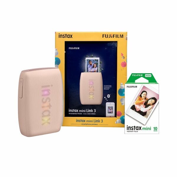 Buy Fujifilm Instax Mini Link3 Printer Starter Kit - Rose Pink on EMI
