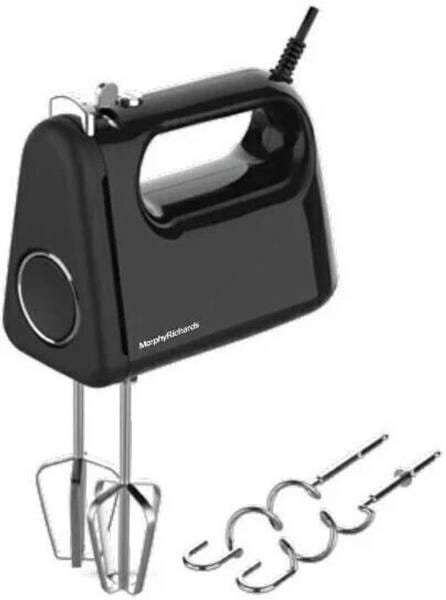 Buy Morphy Richards 300W Promix Hand Mixer | Turbo Function, 5-Speed Control | Beaters & Dough Hooks Included on EMI