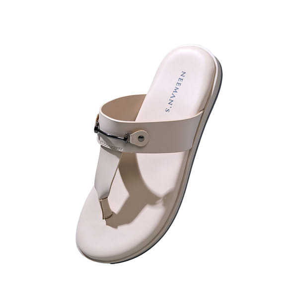 Buy Neeman's Luxe Flips for Men | Lightweight, Durable and Flexible Flip Flops for Boys | BEIGE on EMI