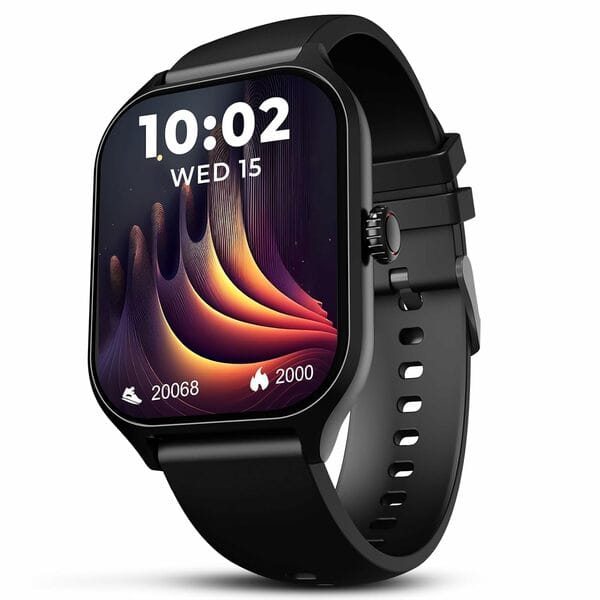 Buy beatXP Marv Raze 1.96" HD Display, Advanced Bluetooth Calling Smart Watch, Smart AI Voice Assistant, 60 Hz Refresh Rate, Health, SpO2 & Stress Monitoring, Fast Charging (Black) on EMI