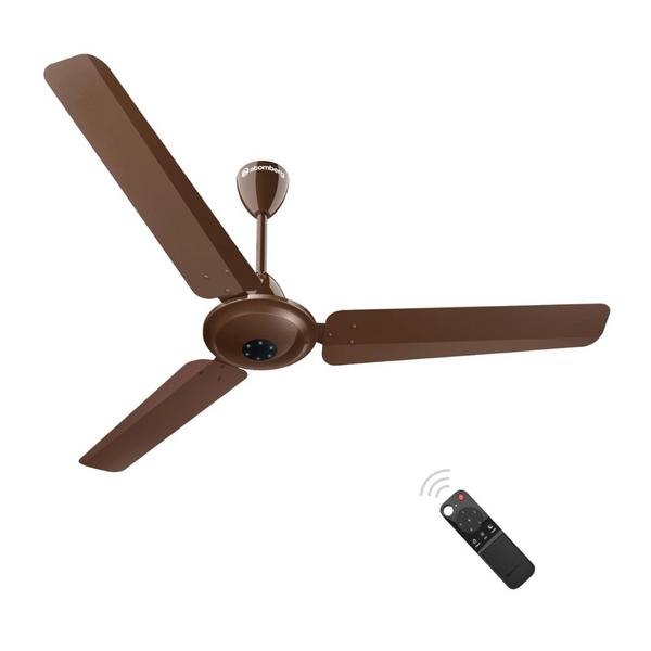 Buy Atomberg Ikano 1200mm BLDC Ceiling Fan | 5 Star Energy Saving Fan with Remote Control | High Air Delivery | LED Indicators on EMI