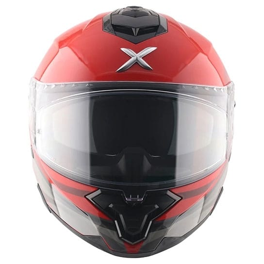 Buy Axor Brutale Surges Dual Spoiler Helmet (Size - M, Black-Grey-Red) on EMI