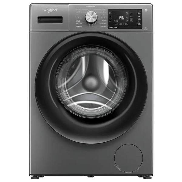 Buy Whirlpool 9 5 Star Front Load Washing Machine with Heater & Steam | 1150 RPM | Grey | XO9012BZV (33027) on EMI