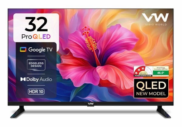Buy VW 80 cm (32 inches) Pro Series HD Ready Smart QLED Google TV VW32GQ1 on EMI