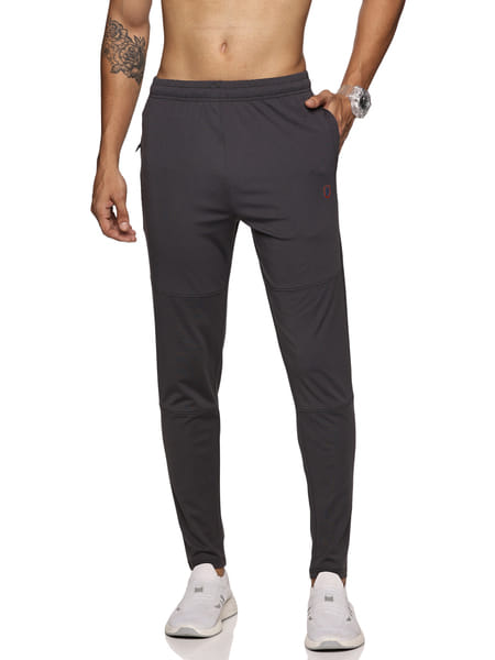 Buy DOMIN8 Men One Side Zipper Pocket and Inside Drawstring Trackpant on EMI