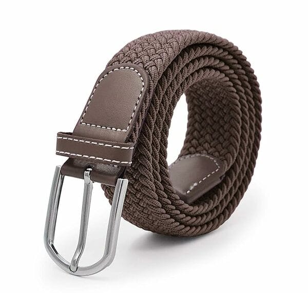 Buy Shree Ashtavinayak Nylon Fabric Belt for Mens & Womens | Formal/Casual (Brown) on EMI