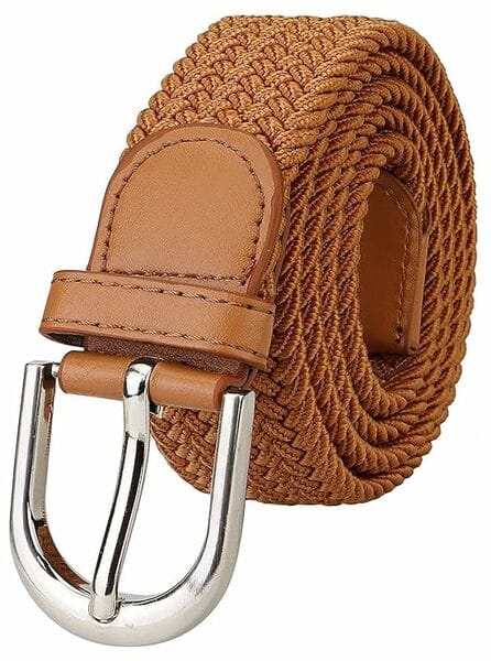 Buy Shree Ashtavinayak Nylon Fabric Belt for Mens & Womens | Formal/Casual (Tan) on EMI