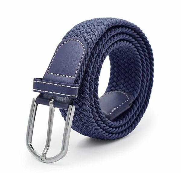 Buy Shree Ashtavinayak Nylon Fabric Belt for Mens & Womens | Formal/Casual (Blue) on EMI