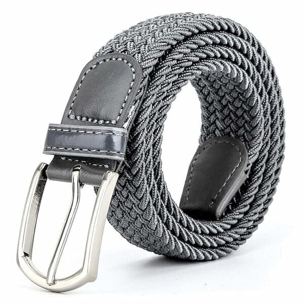 Buy Shree Ashtavinayak Nylon Fabric Belt for Mens & Womens | Formal/Casual (Grey) on EMI