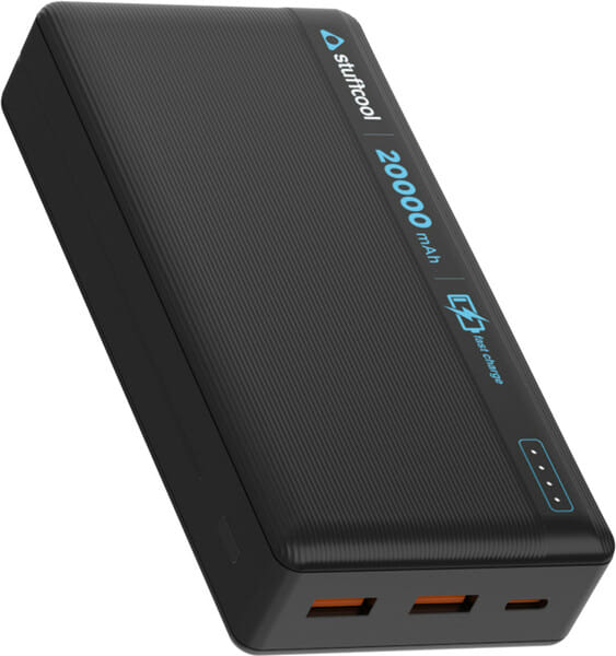 Buy STUFFCOOL 20000 mAh 22.5 W Power Bank (Black, Lithium Polymer, Power Delivery 3.0 for Mobile, Smartwatch, Tablet) on EMI