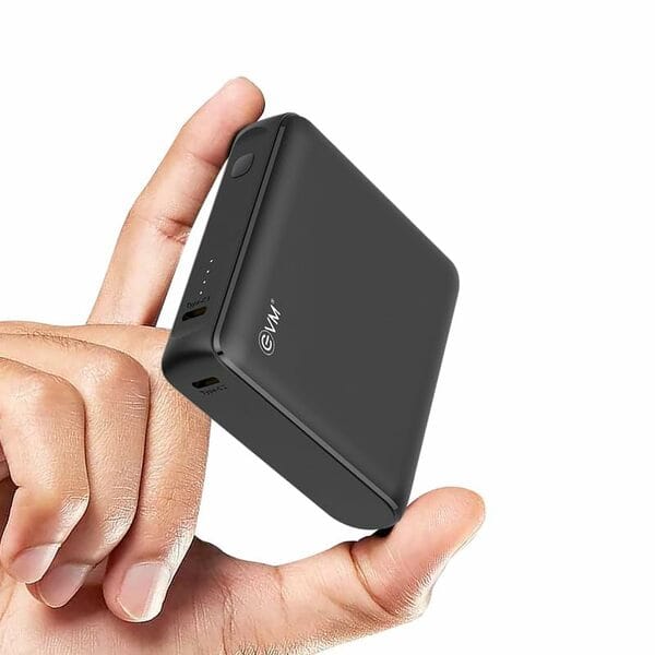 Buy EVM EnFast Ace 10000mAh Powerbank - 22.5W PD Charging, Dual Type-C Output, Compact Design, 2 Years Warranty (EVM-P0408-Black) on EMI