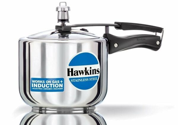 Buy Hawkins 3 Litre Stainless Steel Inner Lid Pressure Cooker (HSS3T) | Tall Model | Induction Compatible | Silver on EMI