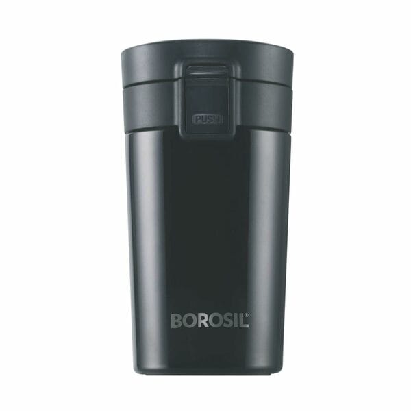 Buy Borosil CoffeeMate Flask 300ML | Insulated Stainless Steel Thermos for Hot & Cold Beverages | Leakproof & Compact Design on EMI