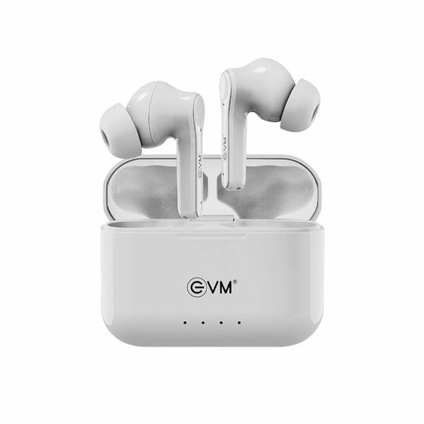 Buy EVM EnZest Neo True Wireless Earbuds | Bluetooth 5.4, 8-Hour Playtime, 13mm Drivers, Lightweight & Secure Fit - 1 Year Warranty (EVM-TWS-K12-White) on EMI