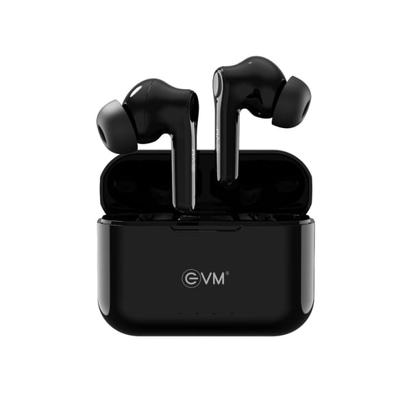 Buy EVM EnZest Neo True Wireless Earbuds | Bluetooth 5.4, 8-Hour Playtime, 13mm Drivers, Lightweight & Secure Fit - 1 Year Warranty (EVM-TWS-K12-Black) on EMI