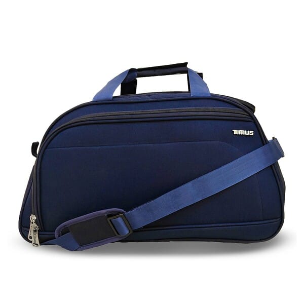 Buy Timus Sumo 55cm Cabin Duffle for Men & Women | Water-Resistant & Durable Polyester Bag (Navy Blue) on EMI