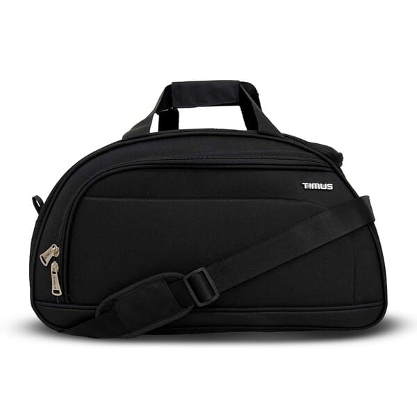 Buy Timus Sumo 55cm Cabin Duffle for Men & Women | Water-Resistant & Durable Polyester Bag (Black) on EMI