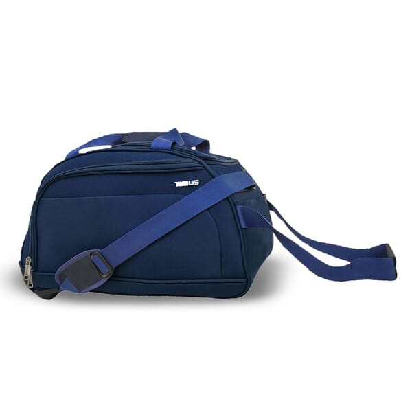 Buy Timus Sumo 55cm Wheeled Cabin Duffle for Men & Women | Water-Resistant & Durable Polyester Bag (Navy Blue) on EMI
