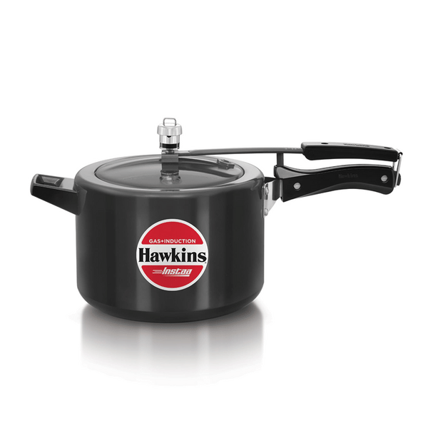 Buy Hawkins 5 Litre Instaa Pressure Cooker, Induction Inner Lid Cooker, Tall Body Hard Anodised Cooker, Best Black Cooker, Black (IIH50) on EMI