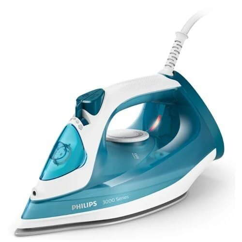 Buy Philips 3000 Series 2200W Steam Iron DST3011/20 | Ceramic Soleplate | Steam Burst & Calc Clean | 300ml Water Tank | Blue on EMI