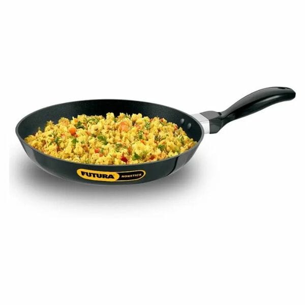 Buy Hawkins Futura 24cm Frying Pan (INF24) | 1.5 Litre Non-Stick Aluminium Fry Pan | Induction Compatible Cookware, Black on EMI