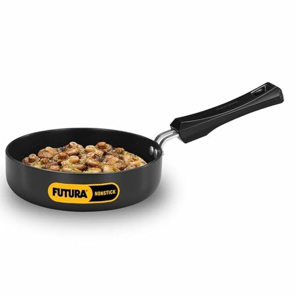 Buy Hawkins Futura 16 cm Frying Pan, Non Stick Fry Pan without Glass Lid, Induction Omelette Pan, Small Frying Pan, Black (INF16) on EMI
