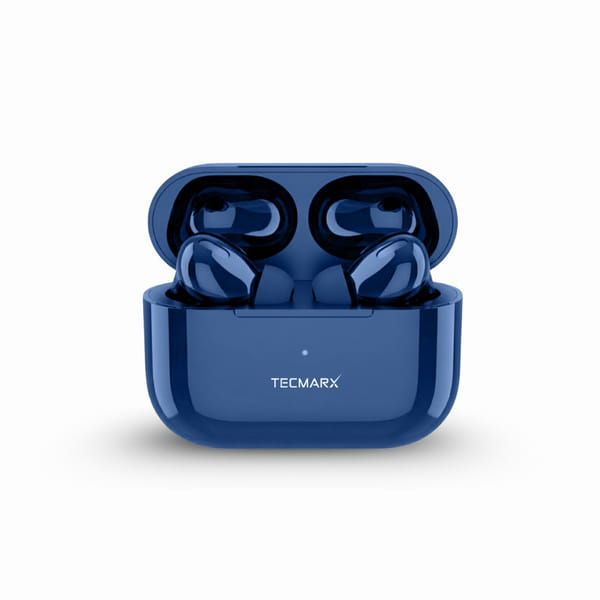 Buy TecMarx Neopod Bluetooth Earbuds with 12 Hours Playtime, Bluetooth Connectivity, Lightweight Comfortable Fit(Blue) on EMI