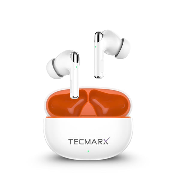 Buy TecMarx Roar Wireless Bluetooth Earbuds with 30 Hours Playtime, Comfortable Fit(White) on EMI