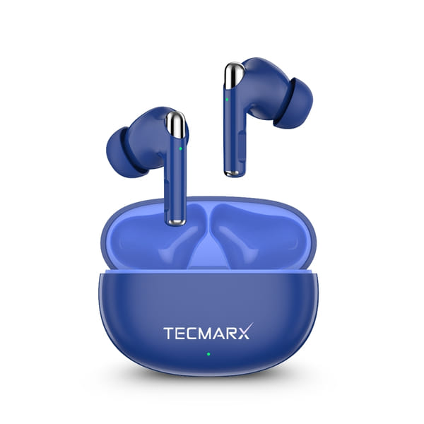 Buy TecMarx Roar Wireless Bluetooth Earbuds with 30 Hours Playtime, Comfortable Fit(Blue) on EMI