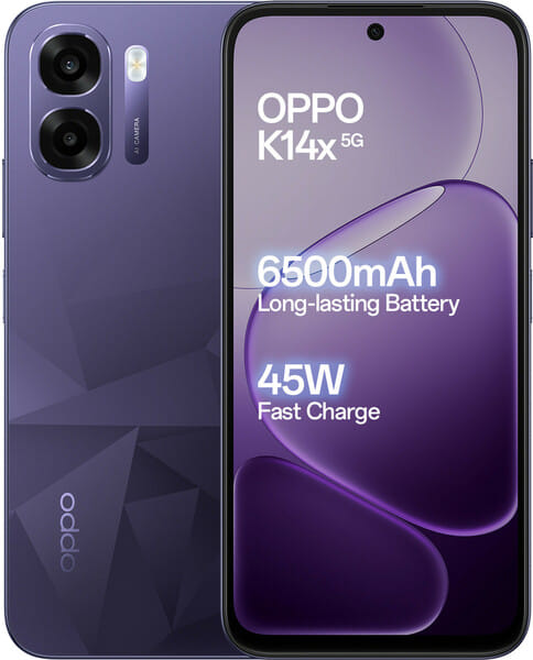 Buy OPPO K14x 5G (Prism Violet 128 GB) (4 GB) on EMI