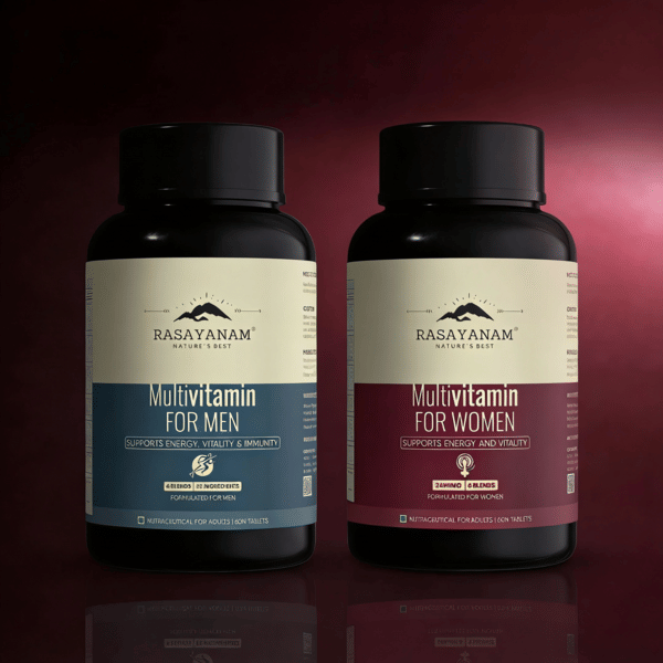 Buy Rasayanam Multivitamin for Men and Women Combo for Complete Daily Wellness on EMI